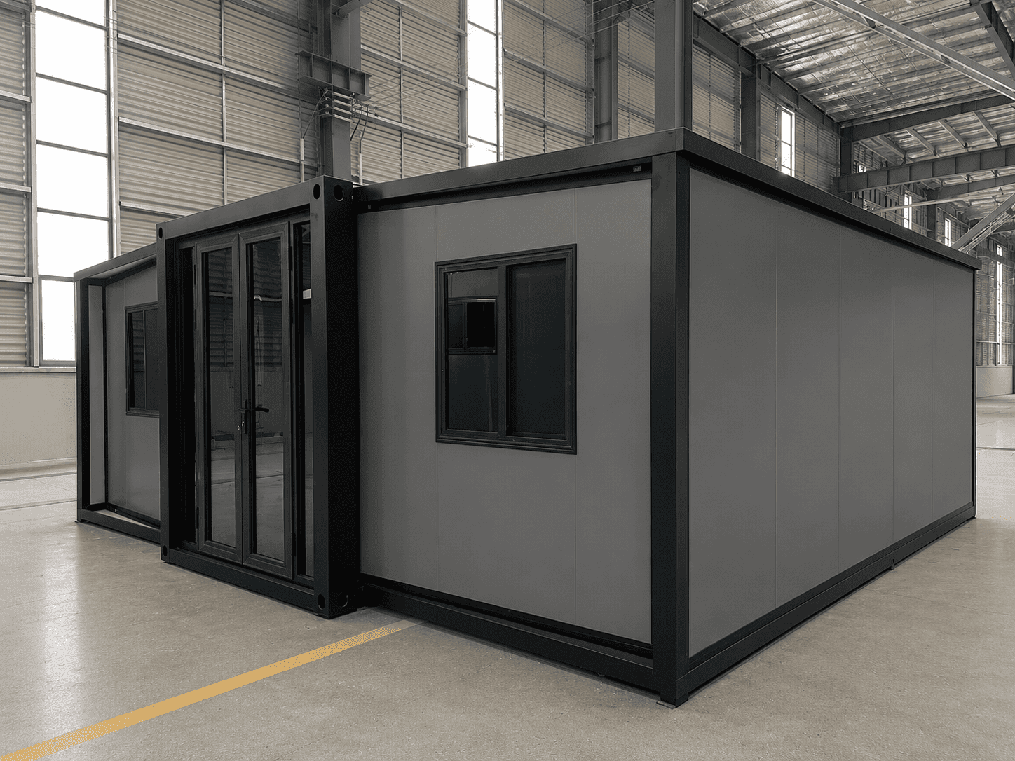Casa Box 20ft erweiterbares Containerhaus | B&uuml;ro f&uuml;r Industriestandorte