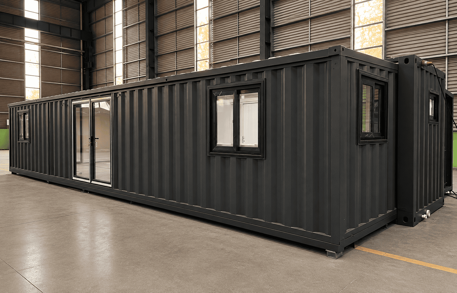 Casa Box 40ft erweiterbarer Container Home | Hochleistungs-Wellpappenkabine, robustes Baustellenb&uuml;ro