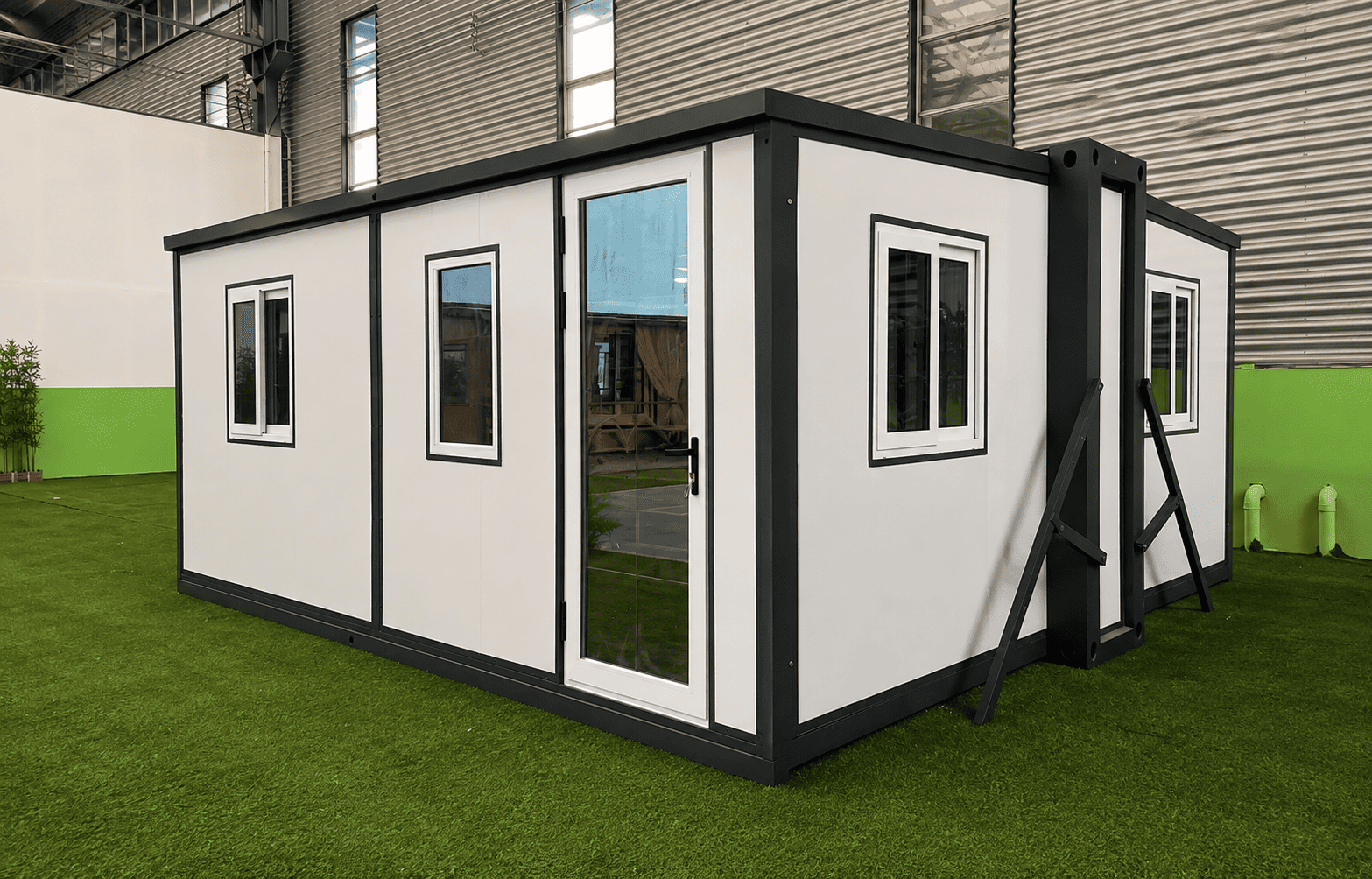 Casa Box 20ft F700 erweiterbares Containerhaus | Tragbares Standortb&uuml;ro