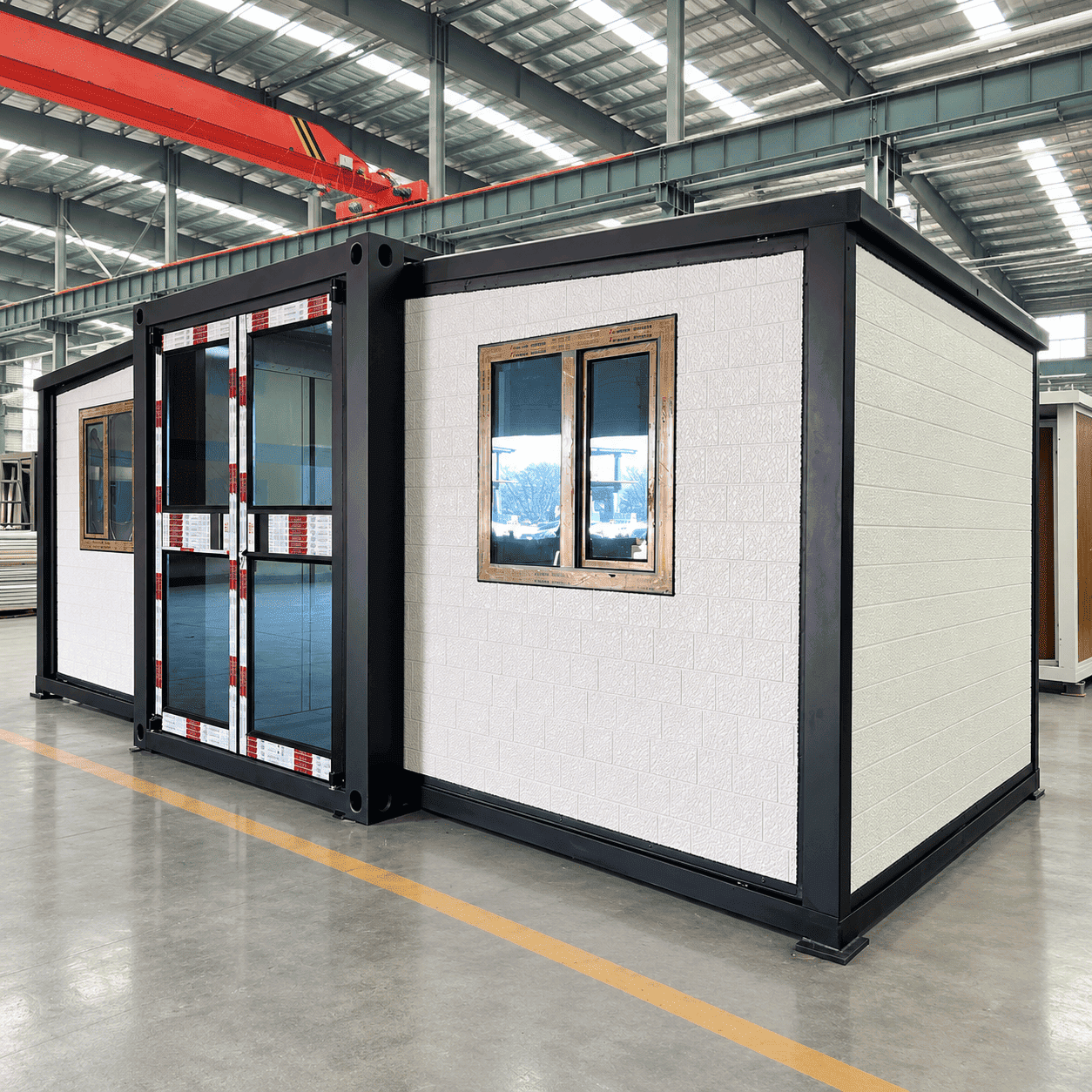 Casa Box 10ft erweiterbares Containerhaus | Premium-Ziegelstruktur