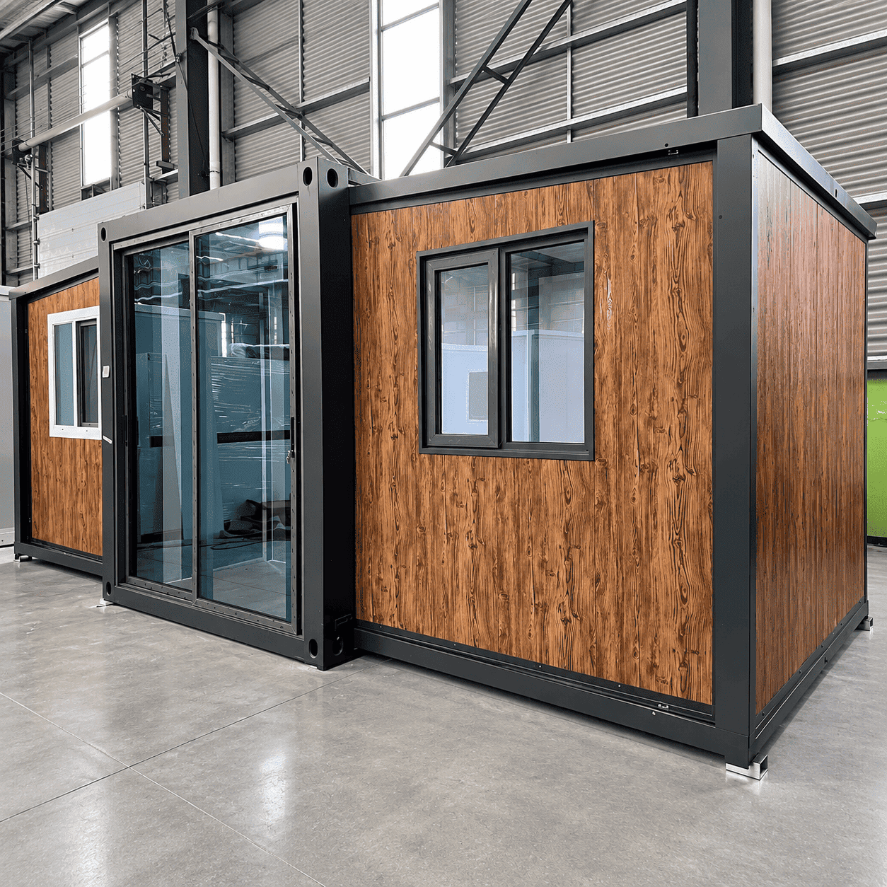 Casa Box 10ft erweiterbares Containerhaus | Holz-Schiebet&uuml;rkabine