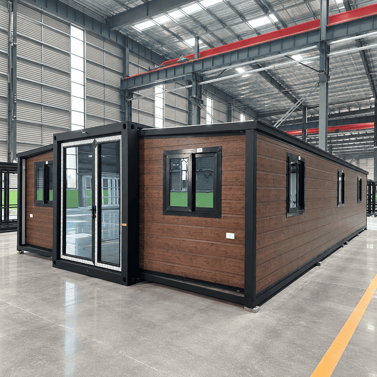 Casa Box 40 Fu&szlig; erweiterbares Containerhaus | Ger&auml;umiges modernes Bauernhaus