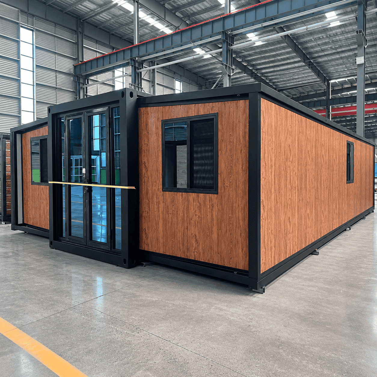 Casa Box 40ft erweiterbarer Container Home | Gro&szlig;es Familienhaus aus Holz